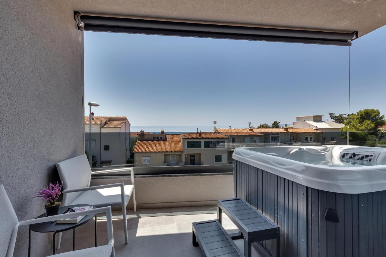 Lux Apartment Dolce Vita - Private Hottub マカルスカ エクステリア 写真