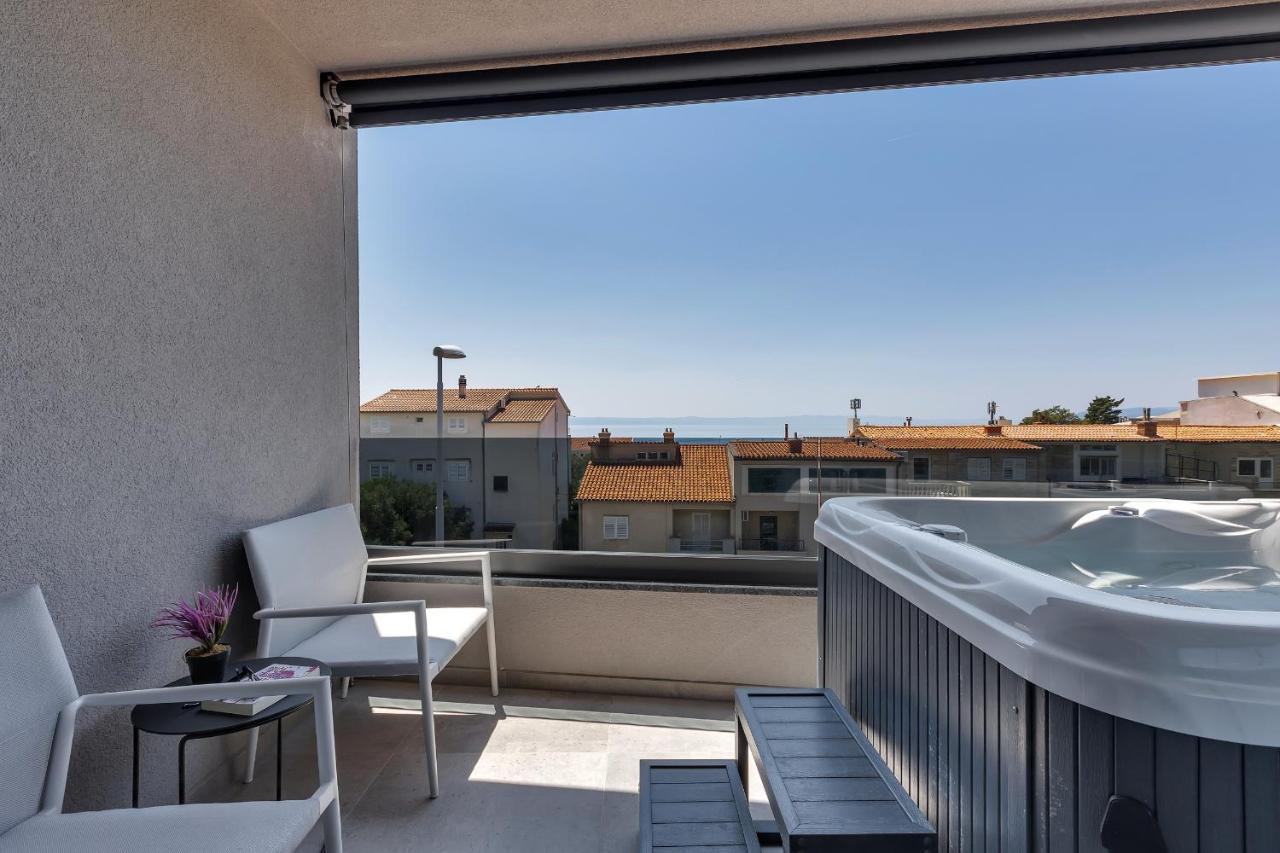 Lux Apartment Dolce Vita - Private Hottub マカルスカ エクステリア 写真